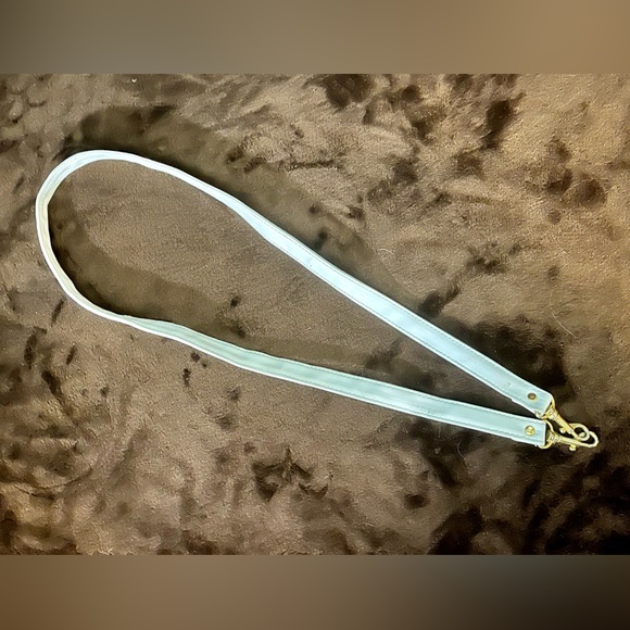 Bags Vintage White Leather Cross Body Replacement Strap Poshmark